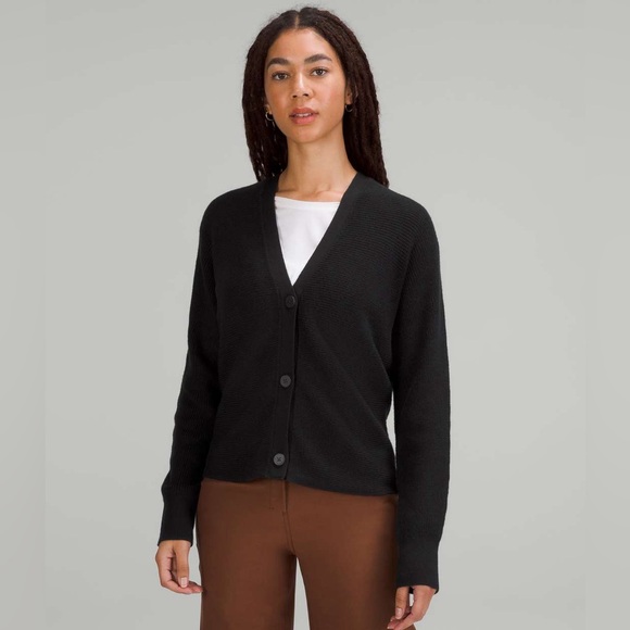 lululemon athletica Sweaters - Lululemon Merino Wool-Blend Cardigan